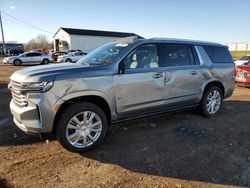 Salvage cars for sale at Portland, MI auction: 2024 Chevrolet Suburban K1500 High Country