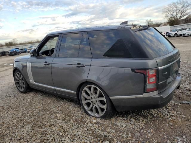 2017 Land Rover Range Rover HSE