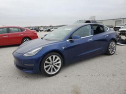 Salvage cars for sale at Kansas City, KS auction: 2020 Tesla Model 3