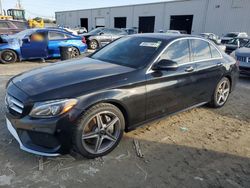 Salvage cars for sale at Jacksonville, FL auction: 2018 Mercedes-Benz C300