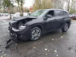 Toyota Vehiculos salvage en venta: 2021 Toyota Highlander Hybrid XLE