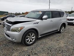 Salvage cars for sale at Tifton, GA auction: 2011 Infiniti QX56