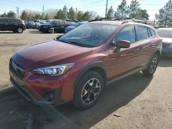 Salvage cars for sale at Denver, CO auction: 2019 Subaru Crosstrek Premium