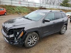 Jeep salvage cars for sale: 2018 Jeep Cherokee Limited