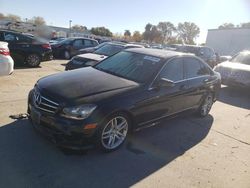 Salvage cars for sale at Sacramento, CA auction: 2014 Mercedes-Benz C 250