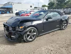 Salvage cars for sale from Copart Opa Locka, FL: 2015 Ford Mustang