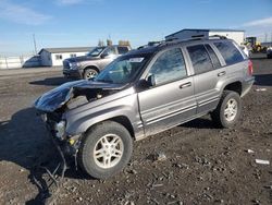 Jeep salvage cars for sale: 2003 Jeep Grand Cherokee Limited