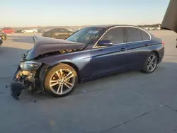 Salvage cars for sale at Grand Prairie, TX auction: 2016 BMW 328 I Sulev