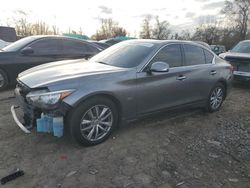 Salvage cars for sale at auction: 2016 Infiniti Q50 Premium