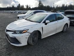 Toyota salvage cars for sale: 2022 Toyota Camry LE