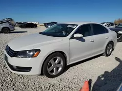 Volkswagen salvage cars for sale: 2014 Volkswagen Passat SE