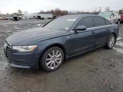 Salvage cars for sale from Copart Hillsborough, NJ: 2014 Audi A6 Premium Plus