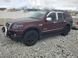 Salvage cars for sale at Barberton, OH auction: 2007 Ford Explorer Eddie Bauer