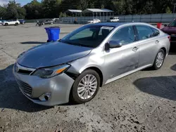 Salvage cars for sale from Copart Savannah, GA: 2015 Toyota Avalon Hybrid