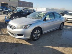 Salvage cars for sale from Copart Kansas City, KS: 2015 Honda Accord LX