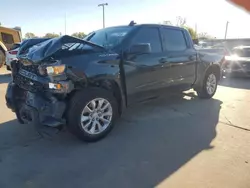 Salvage cars for sale at Wilmer, TX auction: 2020 Chevrolet Silverado C1500 Custom