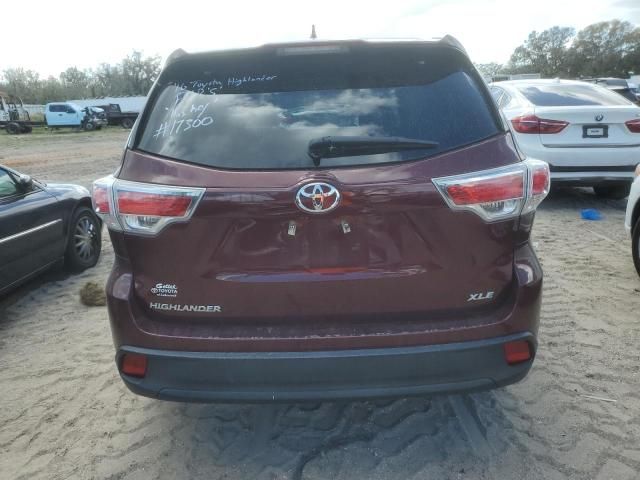 2016 Toyota Highlander XLE