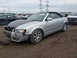 Audi salvage cars for sale: 2003 Audi A4 3.0 Cabriolet