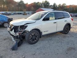 Salvage cars for sale at Mendon, MA auction: 2019 Nissan Pathfinder S