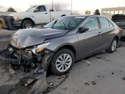 Salvage cars for sale from Copart Littleton, CO: 2017 Toyota Camry LE