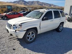 Jeep Grand Cherokee Limited salvage cars for sale: 2002 Jeep Grand Cherokee Limited