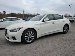 Salvage cars for sale at York Haven, PA auction: 2017 Infiniti Q50 Premium