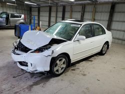 Honda Civic ex salvage cars for sale: 2004 Honda Civic EX