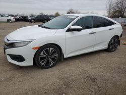 Salvage cars for sale at London, ON auction: 2016 Honda Civic Touring