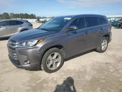 Vehiculos salvage en venta de Copart Harleyville, SC: 2017 Toyota Highlander Limited