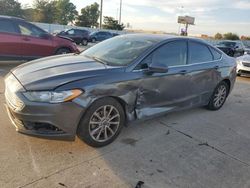 Salvage cars for sale at Oklahoma City, OK auction: 2017 Ford Fusion SE