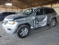 Salvage SUVs for sale at auction: 2017 Jeep Grand Cherokee Laredo