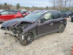 Salvage cars for sale at Candia, NH auction: 2010 Infiniti EX35 Base