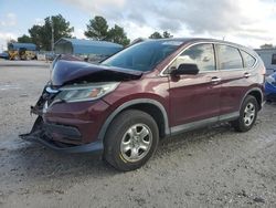 Salvage cars for sale at Prairie Grove, AR auction: 2015 Honda CR-V LX