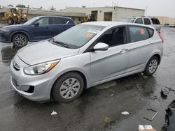 Salvage cars for sale from Copart Martinez, CA: 2015 Hyundai Accent GS