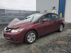 Honda salvage cars for sale: 2015 Honda Civic LX