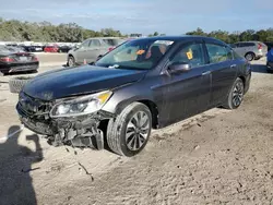 Salvage cars for sale at auction: 2017 Honda Accord Hybrid EXL