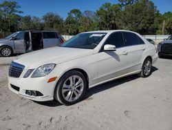 Salvage cars for sale at Fort Pierce, FL auction: 2011 Mercedes-Benz E 350