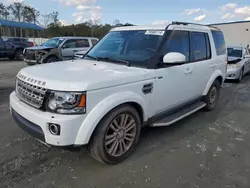 Salvage cars for sale from Copart Spartanburg, SC: 2015 Land Rover LR4 HSE Luxury