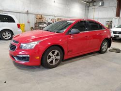 Chevrolet salvage cars for sale: 2015 Chevrolet Cruze LT