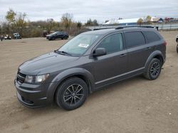 Salvage cars for sale at Columbia Station, OH auction: 2018 Dodge Journey SE