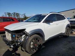 Salvage cars for sale at Spartanburg, SC auction: 2021 Hyundai Kona Night