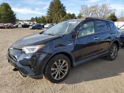 Vehiculos salvage en venta de Copart Finksburg, MD: 2017 Toyota Rav4 HV Limited