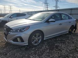 Salvage cars for sale at Elgin, IL auction: 2019 Hyundai Sonata Limited