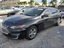 Chevrolet salvage cars for sale: 2017 Chevrolet Malibu LS