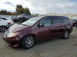 Salvage cars for sale from Copart Martinez, CA: 2013 Honda Odyssey EXL