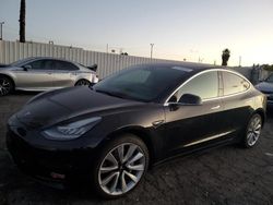 Tesla Model 3 Vehiculos salvage en venta: 2018 Tesla Model 3