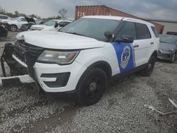 Salvage cars for sale at Hueytown, AL auction: 2017 Ford Explorer Police Interceptor