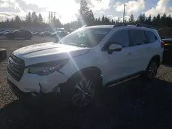 Salvage cars for sale at Graham, WA auction: 2021 Subaru Ascent Limited