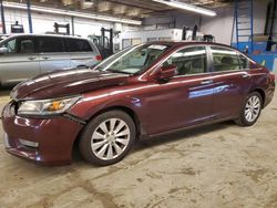 Salvage cars for sale at Wheeling, IL auction: 2013 Honda Accord EXL