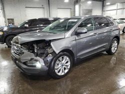 Ford salvage cars for sale: 2022 Ford Edge Titanium